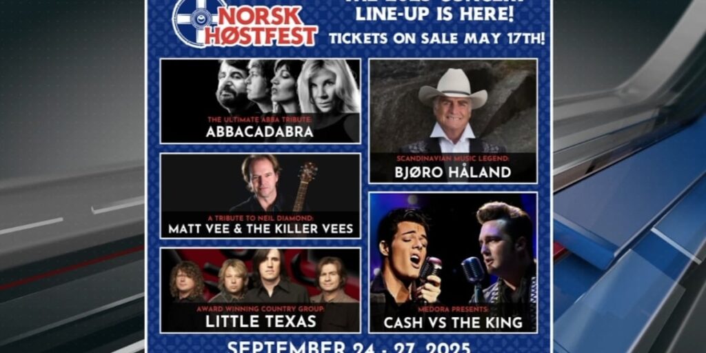 Norsk Høstfest announces 2025 Great Hall entertainment lineup