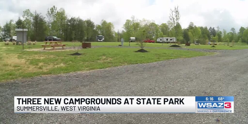New campgrounds at Summersville Lake State Park expected to boost economy/tourism