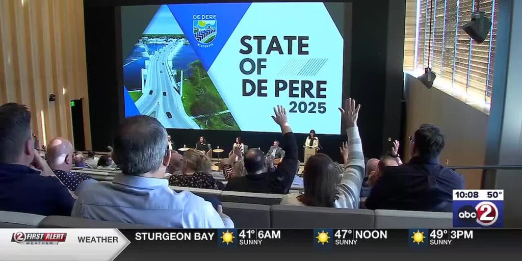 De Pere city leaders address economy, housing, in 2025 ‘State of De Pere’ address