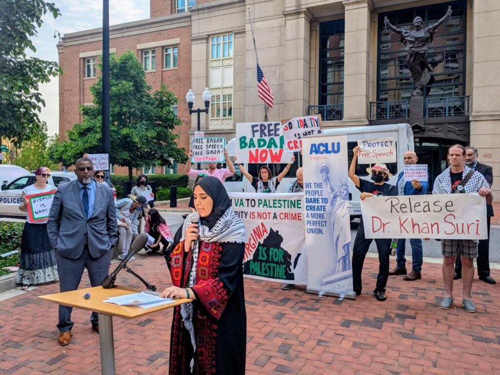 A ‘political prisoner’: US advocates rally for detained Georgetown scholar | Courts News