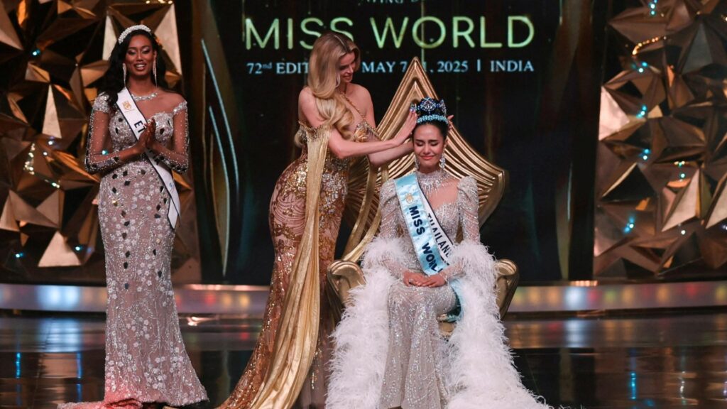 Miss Thailand crowned Miss World winner of 2025 after Brit contestant claimed she was ‘exploited’ by host nation