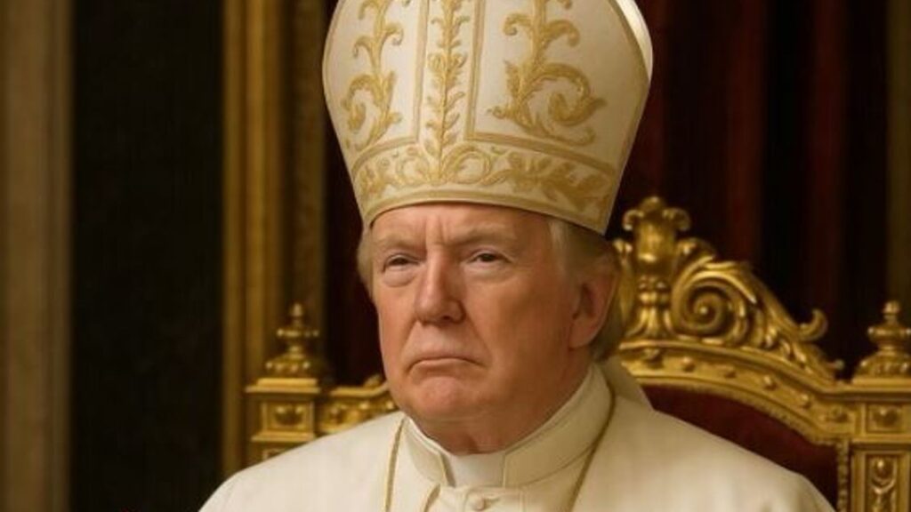Trump posts AI image of himself as pope on Truth Social | US News