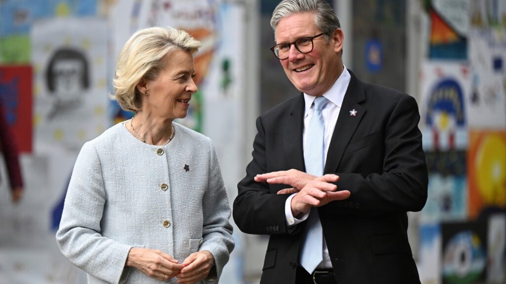 Britain and European Union hold first summit since Brexit : NPR