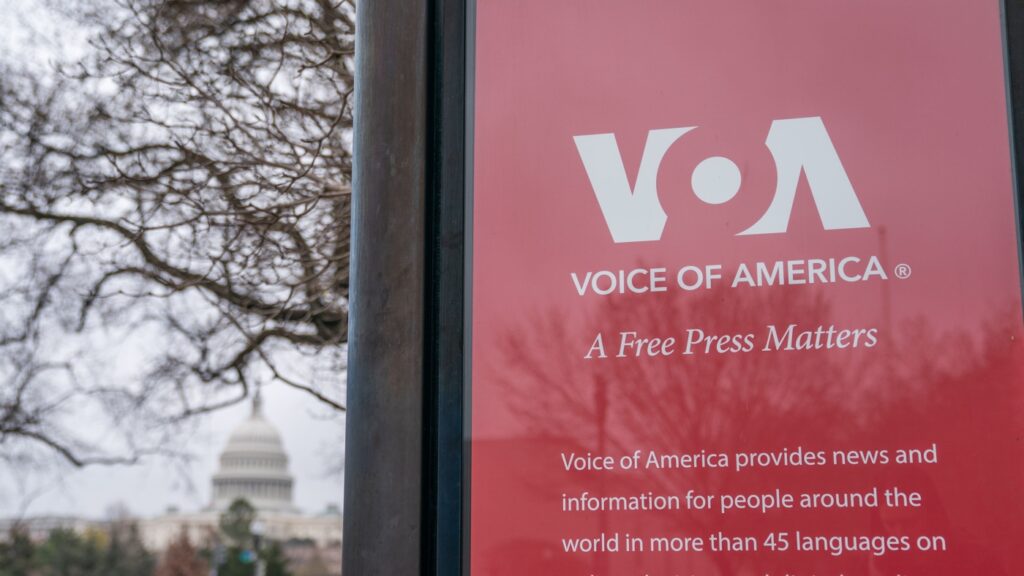 Trump’s plans to gut VOA get boost from appeals court : NPR