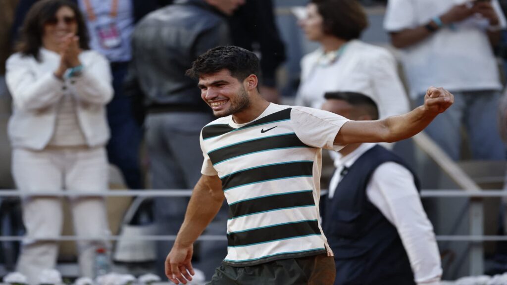 Carlos Alcaraz French Open winner mens singles final