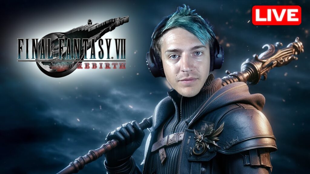 Playing Final Fantasy 7 Rebirth All Day – Live