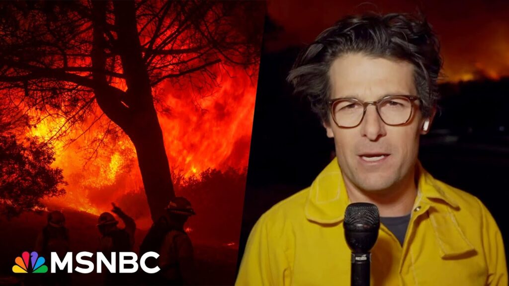 ‘Run for your lives!’: Extreme wind whips firestorm through Los Angeles neighborhood