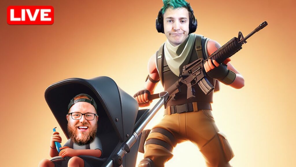 Showing My Brother How To Play Fortnite – FFF – Live