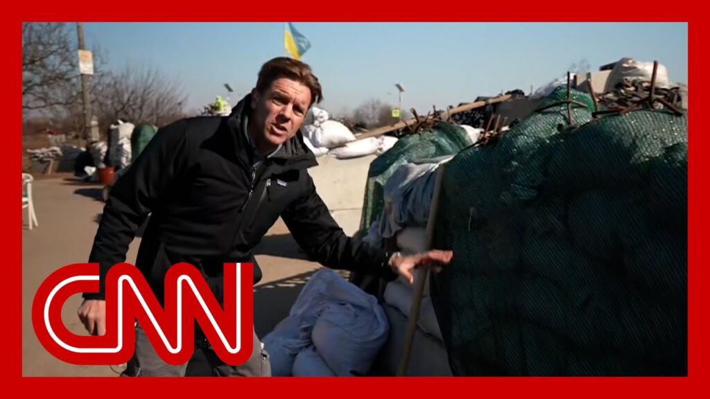 See how a Ukrainian village has prepared for fighting