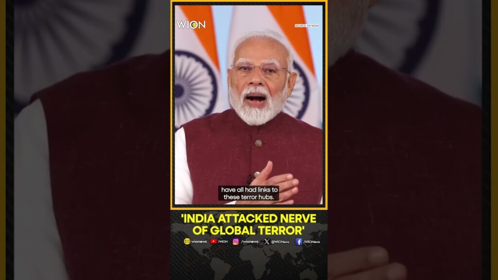 PM Modi Says India’s Strikes Have Delivered A Powerful Blow To The Nerve Of Global Terrorism | WION