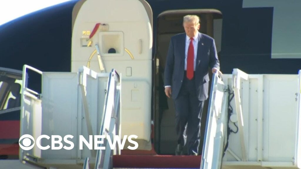 Trump arrives in Washington D.C. ahead of meeting with Biden, GOP leadership