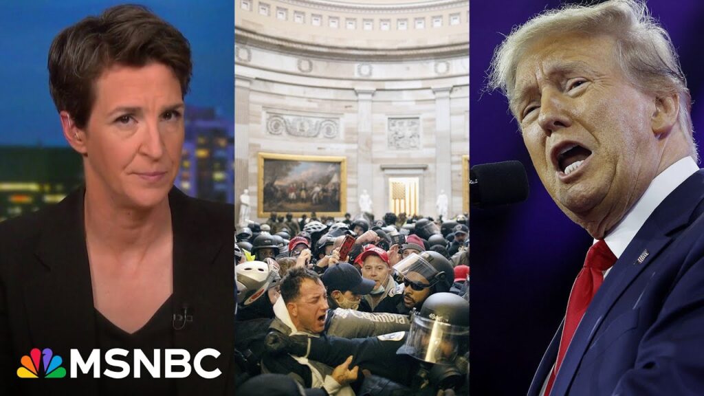 Maddow: January 6 becomes marker of Trump’s degradation of wall between violence and politics