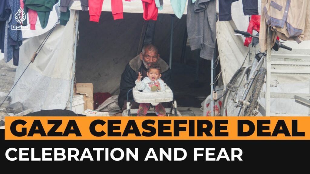 This how the Gaza ceasefire announcement unfolded in Gaza and Israel | Al Jazeera Newsfeed