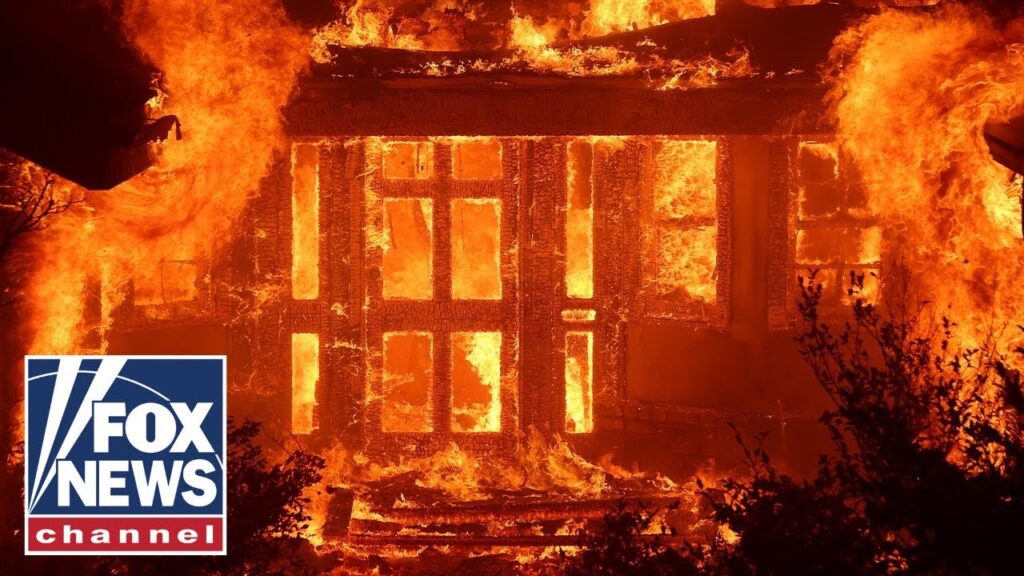 California authorities give an update on raging wildfires