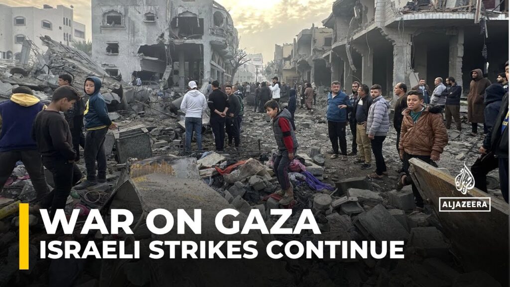 Israeli military intensifies attacks across Gaza since ceasefire announcement