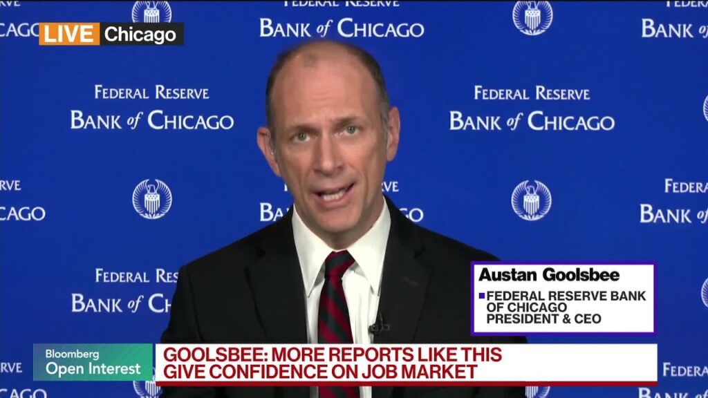 Fed’s Goolsbee on ‘Superb’ Jobs Report, Inflation, Rates