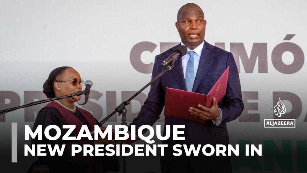 Daniel Chapo sworn in following Mozambique’s disputed presidential election