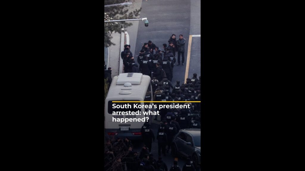 South Korea’s president arrested: what happened? | AJ #shorts