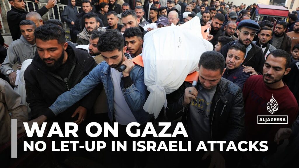 Israel maintains furious rate of attacks on Gaza amid hopes for ceasefire
