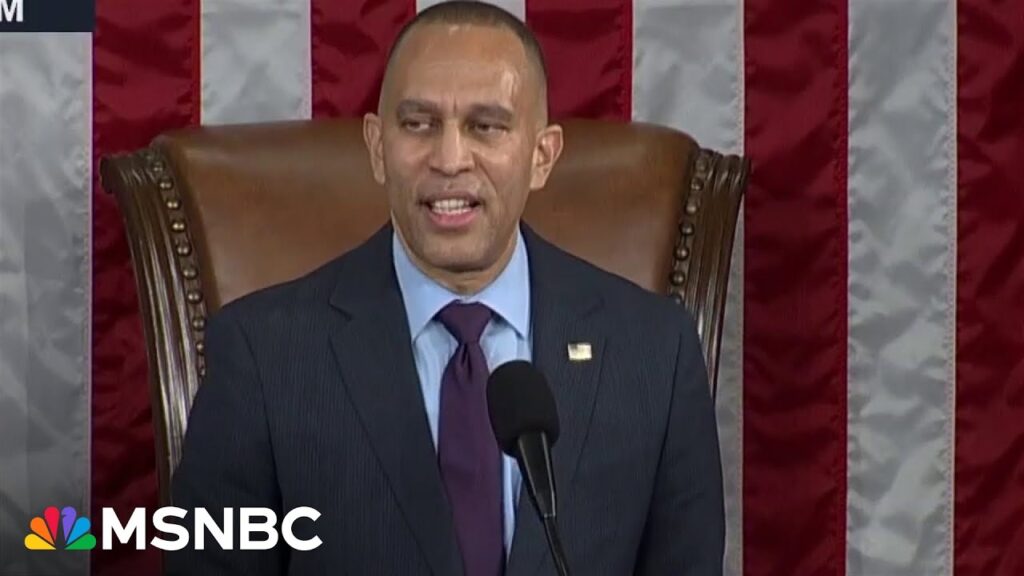 ‘It’s time for us to come together’: Jeffries pushes unity but vows to fight ‘MAGA extremism’