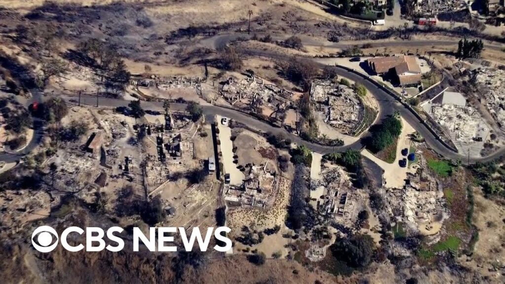California firefighters battle blaze