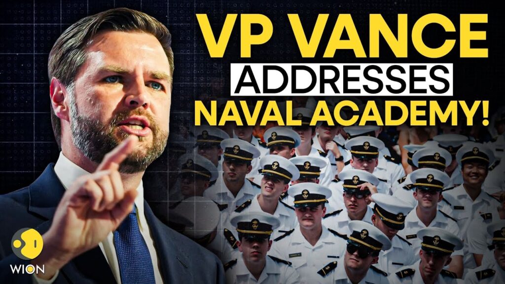 Vance LIVE:  JD Vance Motivating Speech At U.S. Naval Academy’s 2025 Graduation Ceremony | WION
