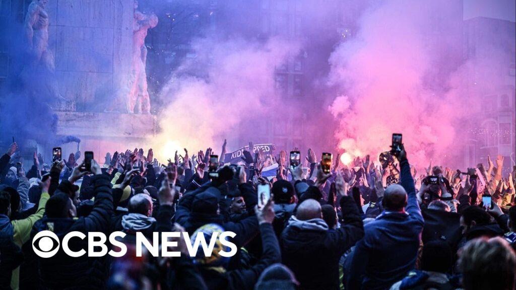 More than 60 arrested in Amsterdam attack on Israeli soccer fans