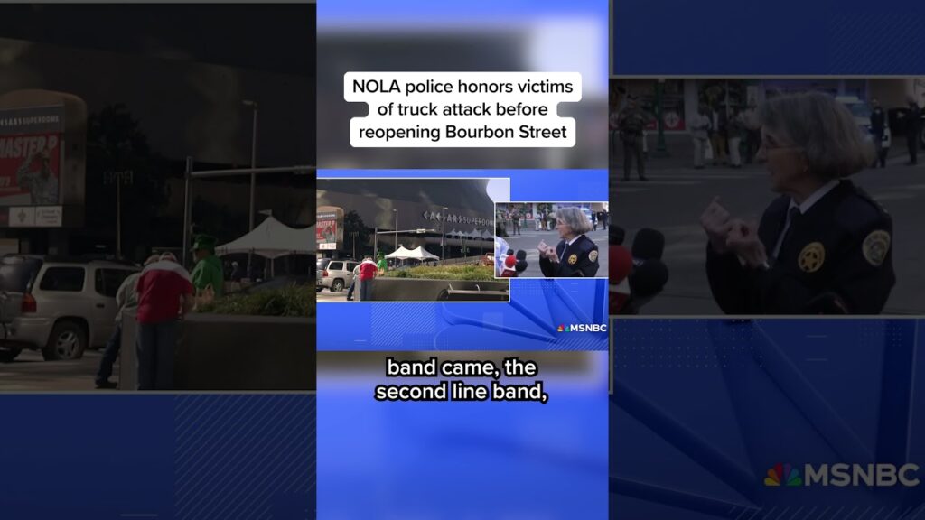 NOLA police honors victims of truck attack before reopening Bourbon Street