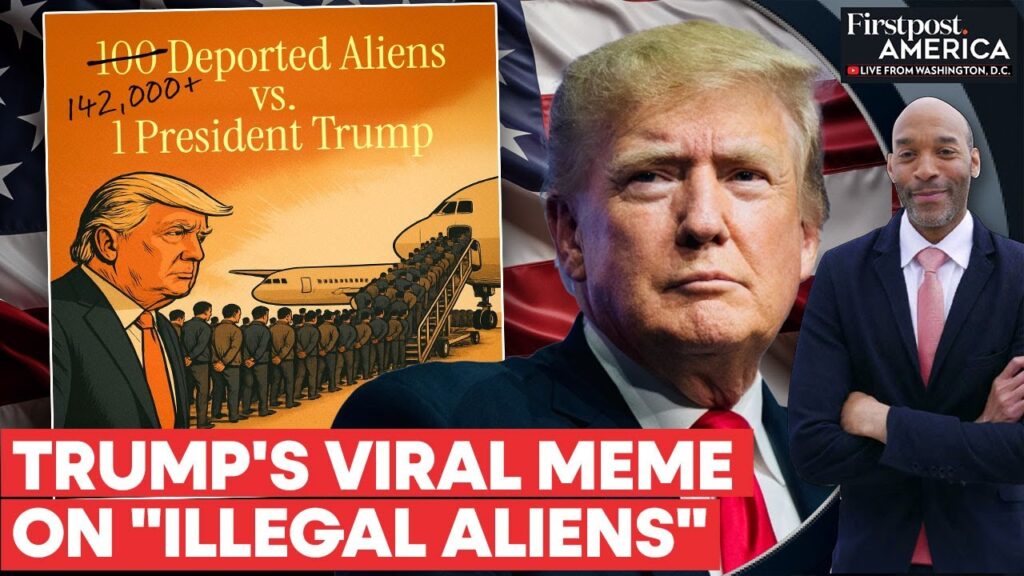 White House Uses Viral Meme to Highlight Trump’s Brutal Immigration Campaign | Firstpost America