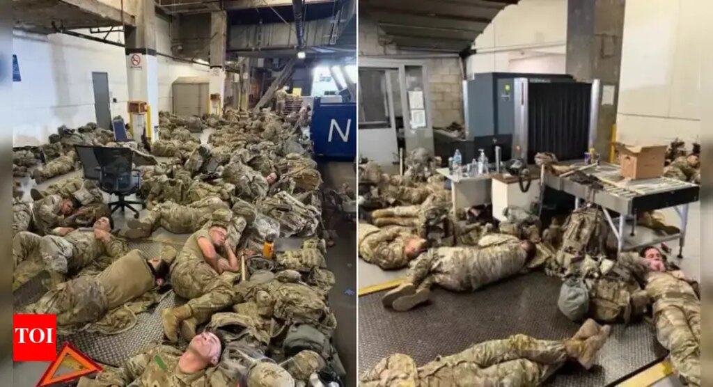 California Governor slams Trump over ‘disrespect’ to troops: Photos show National Guard sleeping on floors; sues administration over LA deployment