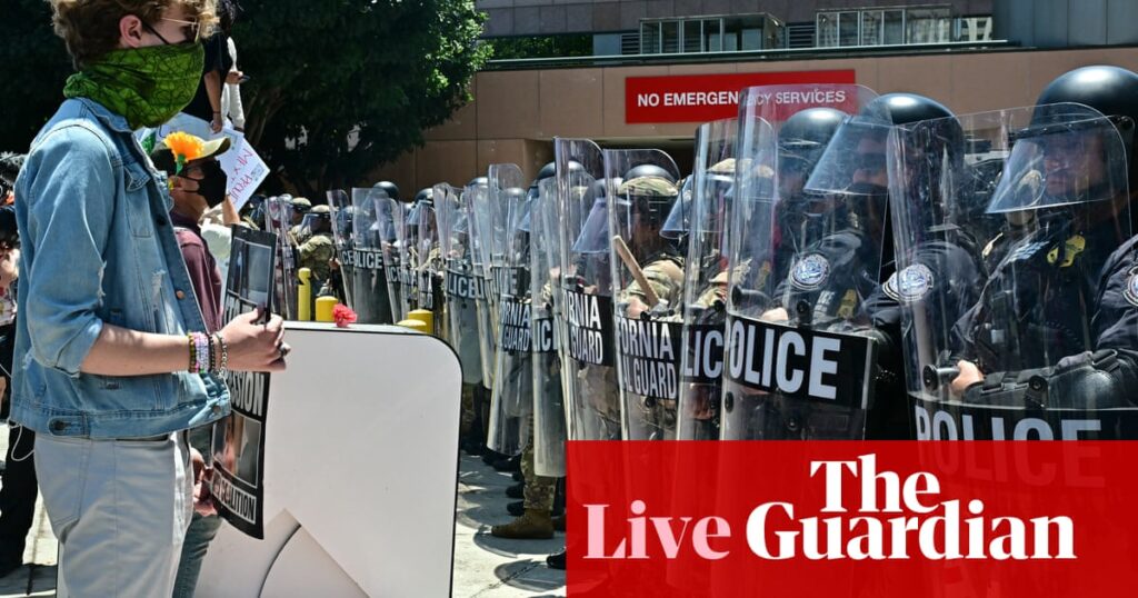 LA protests: judge declines to issue emergency order limiting powers of marines and national guard – live | Los Angeles Ice protests