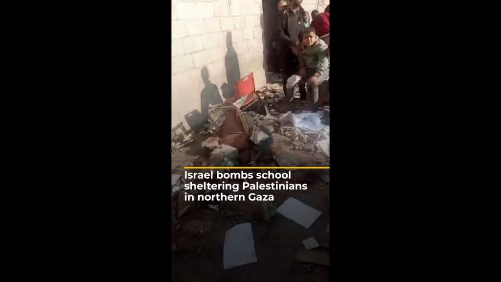 Israel kills Palestinian children in attack on north Gaza school shelter