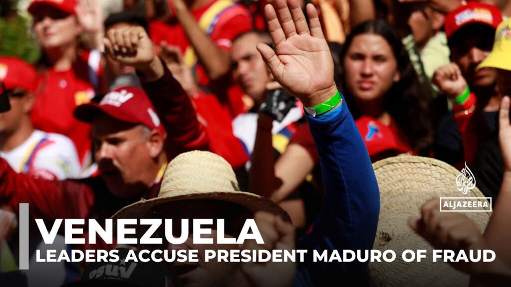 Venezuela’s opposition anger: Leaders accuse president Maduro of fraud