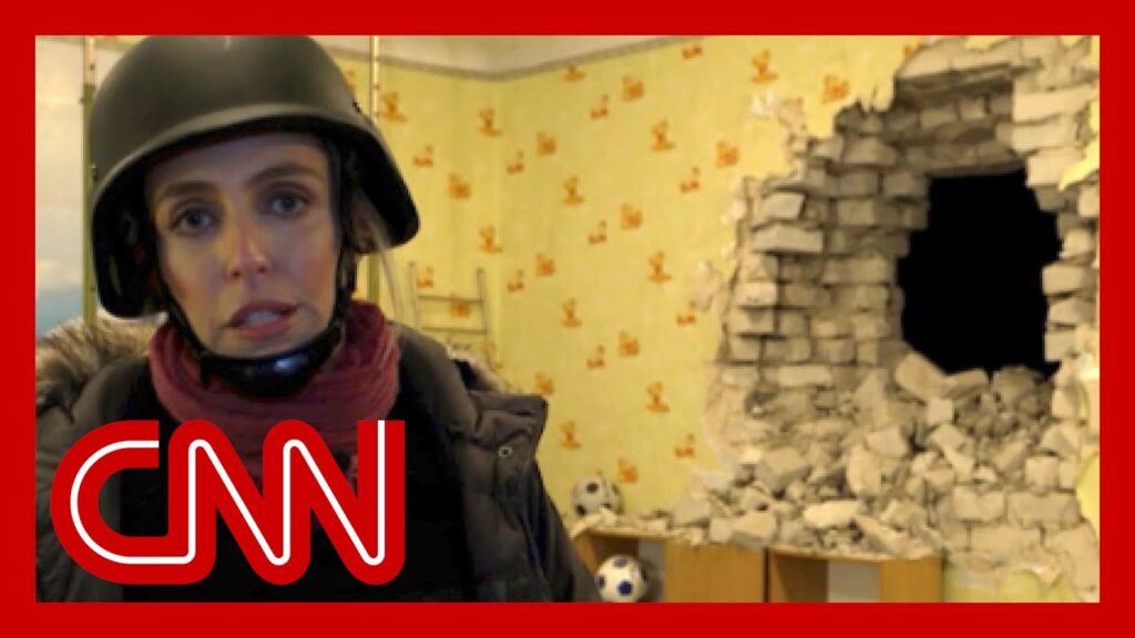 CNN’s Clarissa Ward goes inside shelled kindergarten in Ukraine