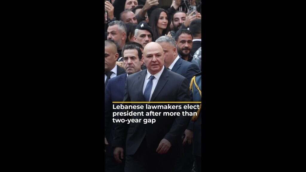 Lebanese lawmakers elect president after more than two-year gap | AJ #shorts