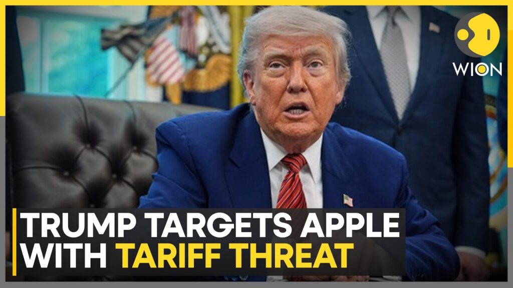 Trump Threatens 25% Tariff On Non-U.S. iPhones | World News | WION