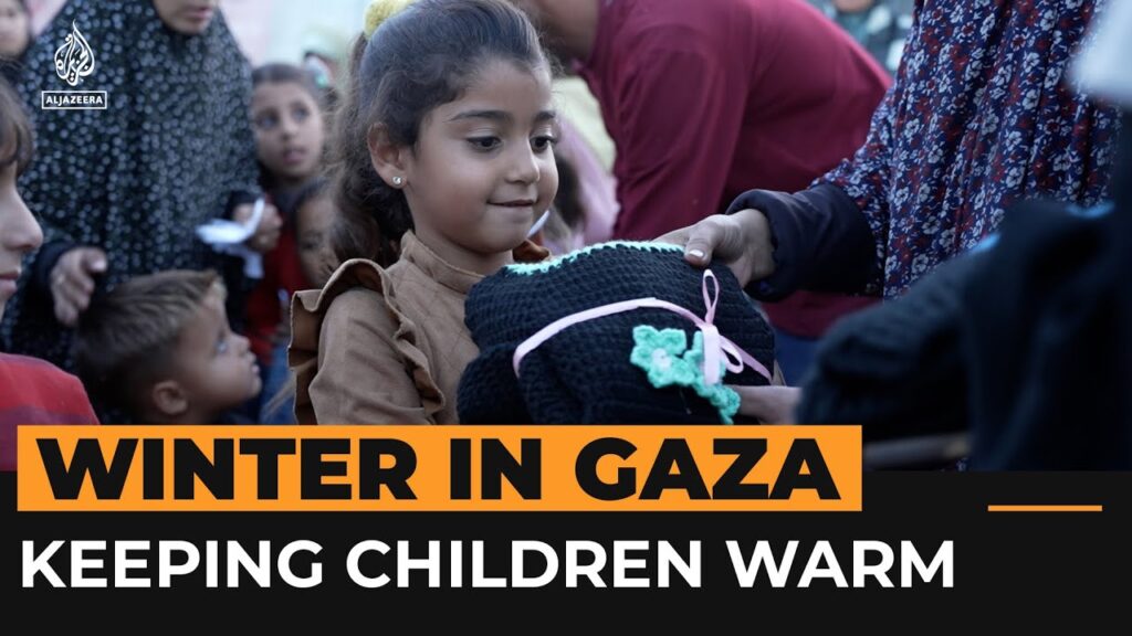 Creating warm clothes for Gaza’s displaced children | Al Jazeera Newsfeed
