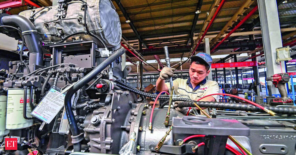 China’s factory output grew slower than expected, but consumption offers bright spot