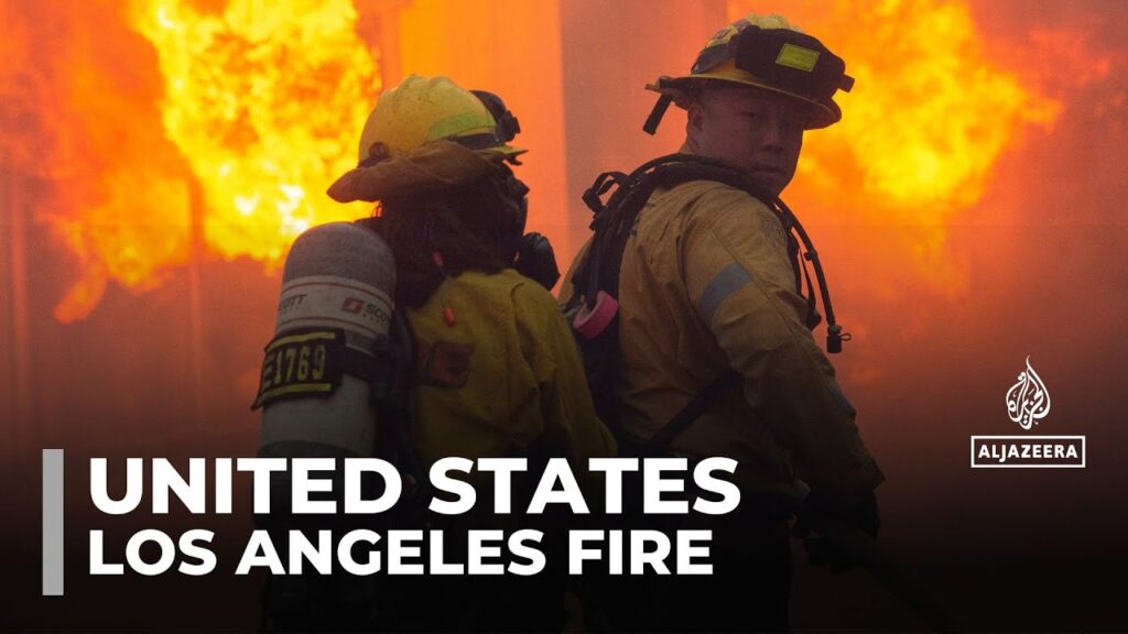 Thousands evacuated as Palisades fire razes homes in Los Angeles