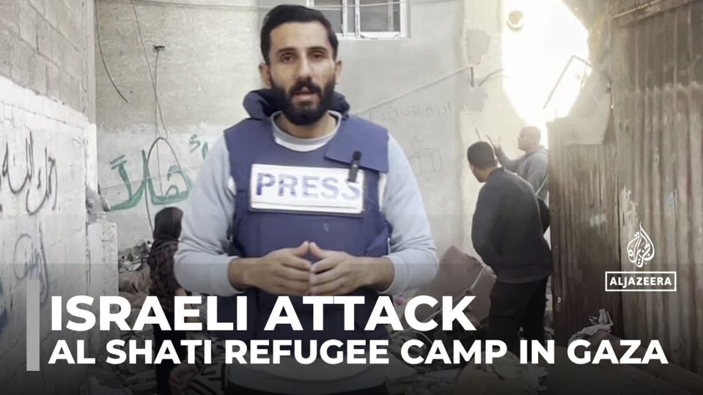 Israeli attack on Gaza’s al Shati refugee camp kills five members of one family