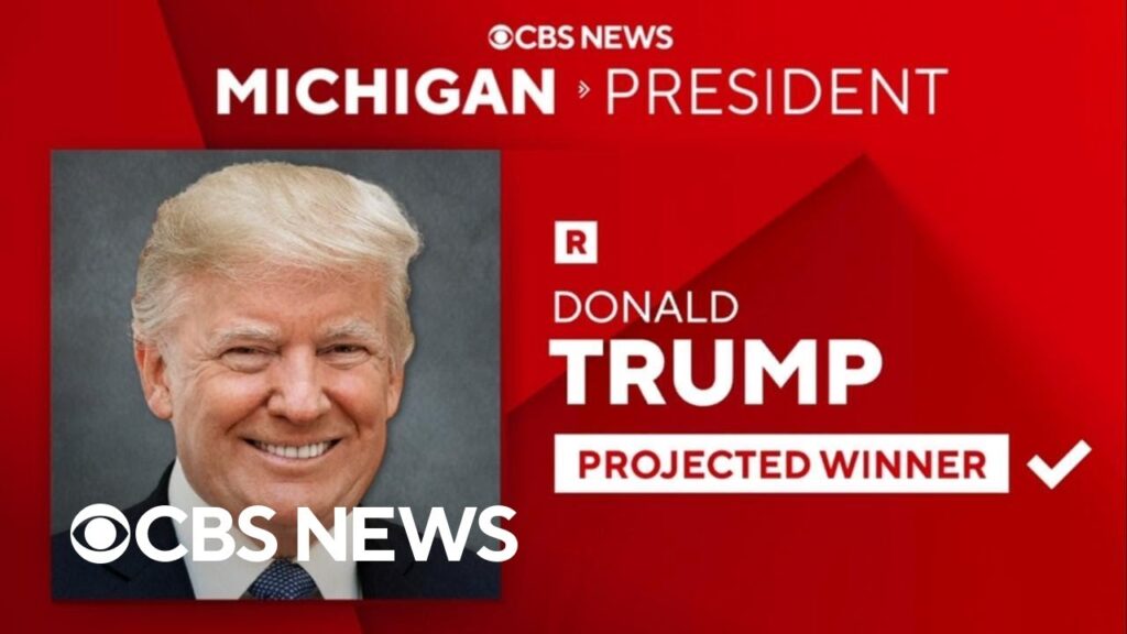 Trump will win Michigan, CBS News projects