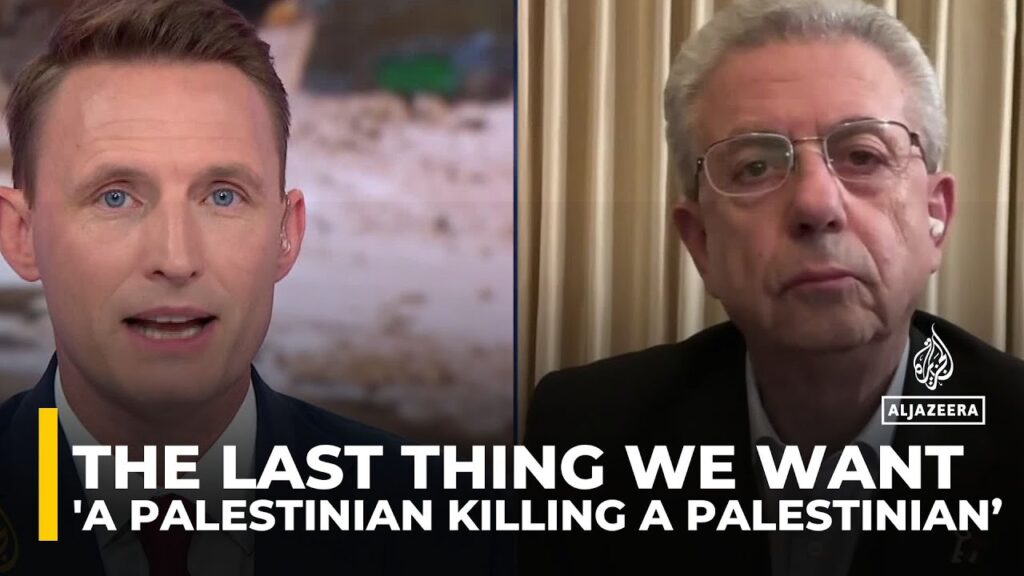 The last thing we want to see is a Palestinian killing a Palestinian: Mustafa Barghouti