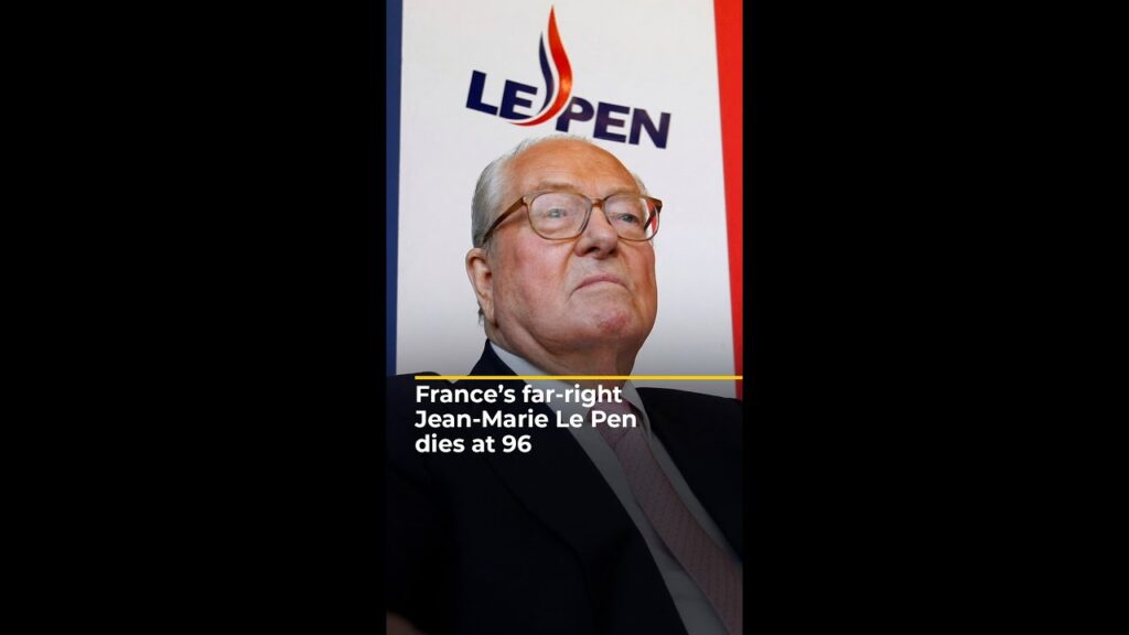 France’s far-right Jean-Marie Le Pen dies at 96 | AJ #shorts