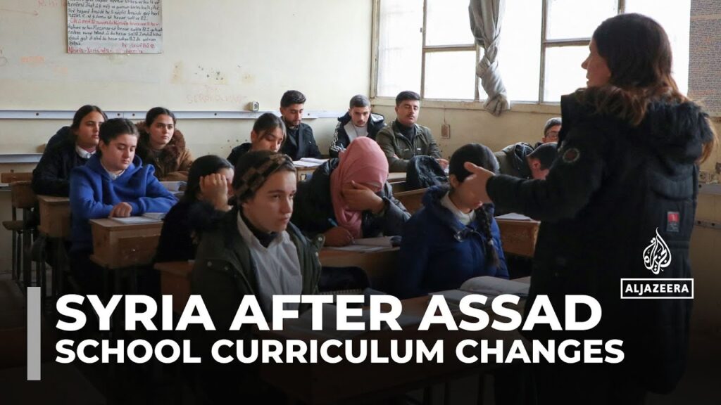 Syria’s new administration faces backlash after changing school curriculum