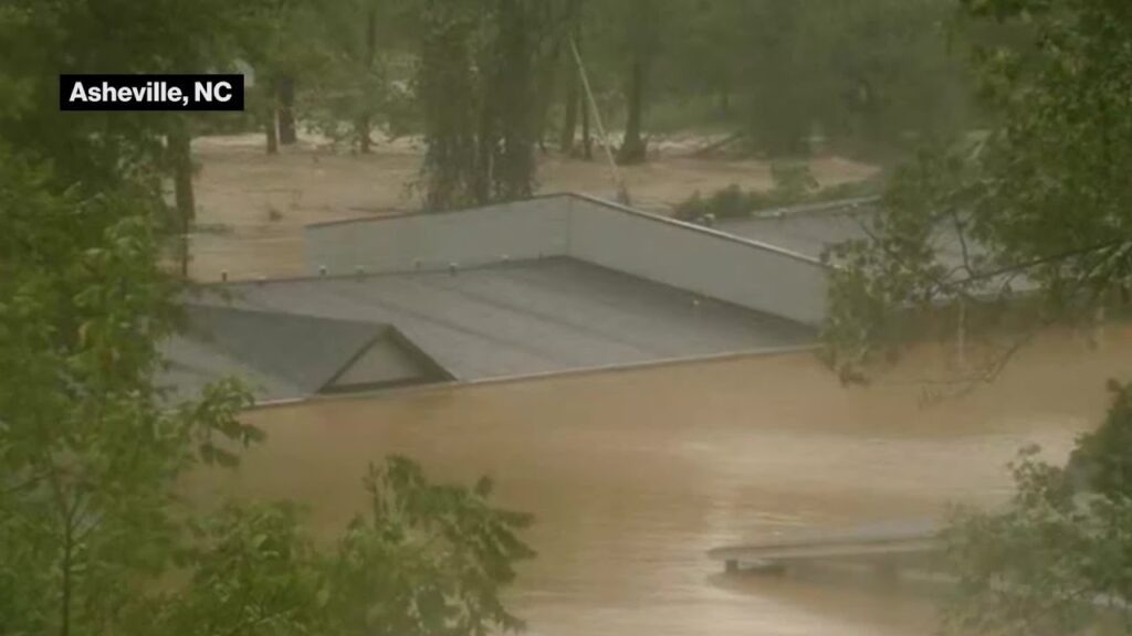 Helene Moves Inland Unleashing Heavy Rains, Flooding