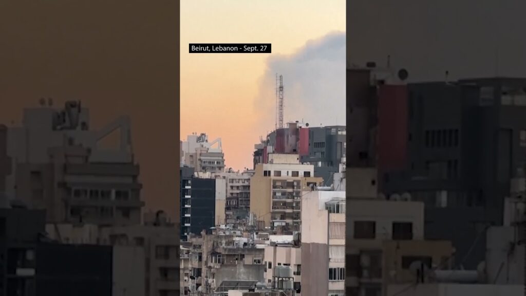 #Israel says it struck Hezbollah’s headquarters in Beirut #politics