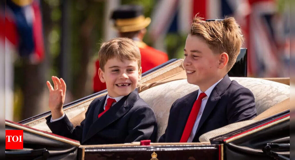Prince Louis steals the show at royal parade; leaves older brother George in giggles; here’s what he cheekily asked
