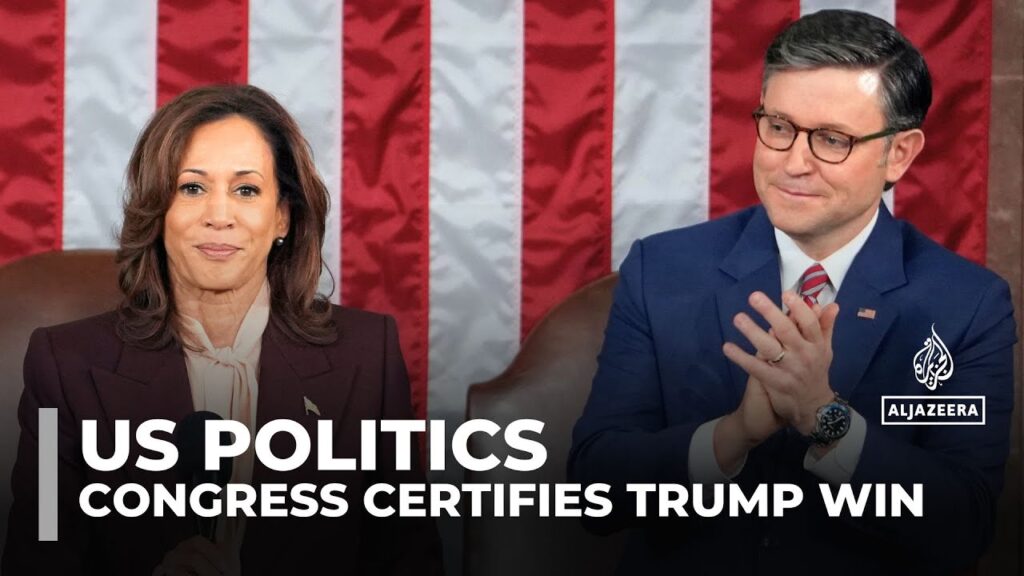 US Congress certifies Donald Trump’s victory in 2024 presidential election