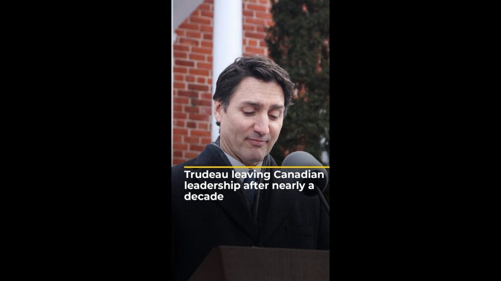 Trudeau leaving Canadian leadership after nearly a decade | AJ #shorts