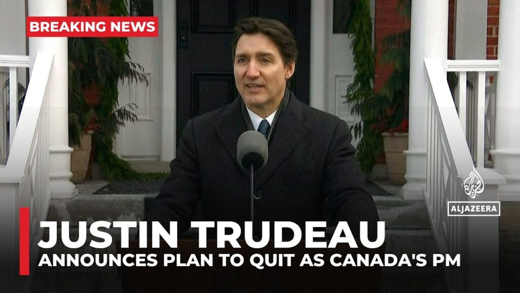 Canada’s Justin Trudeau announces plan to quit as party leader and prime minister